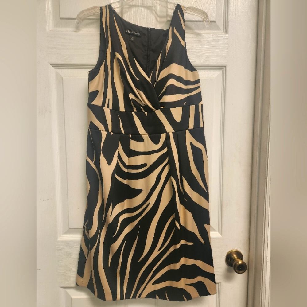 Zebra Print Dress - I.N Studio  - Size 12